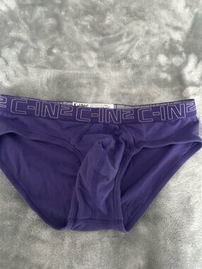 C-IN2 Men's Purple Sport Briefs with Contour Pouch